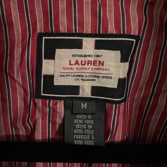 Vintage Lauren Naval Supply Company Waxed Lined Vest - Picture 9 of 11